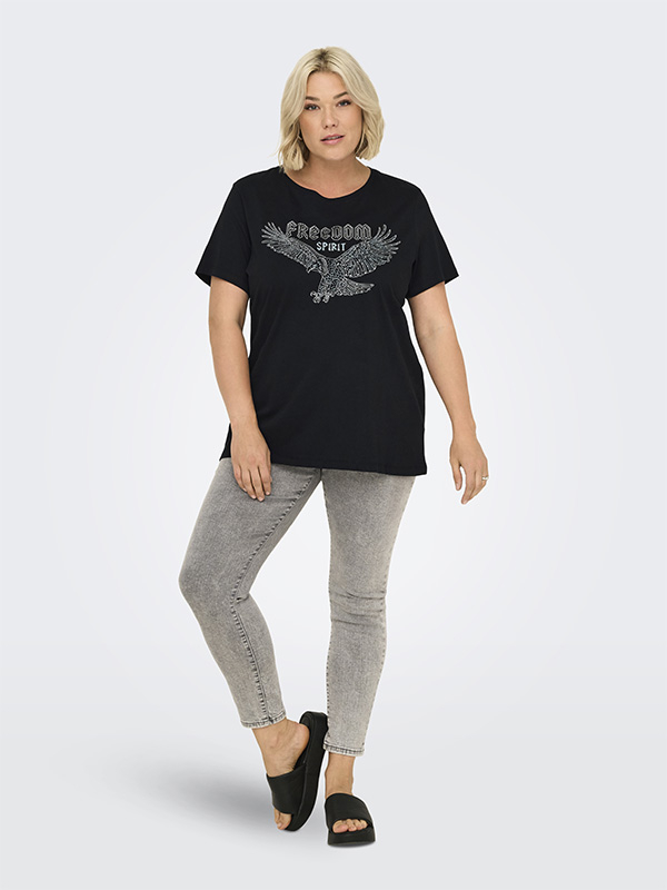 CARCRUZ - Plus Size T-shirt fra Only Carmakoma