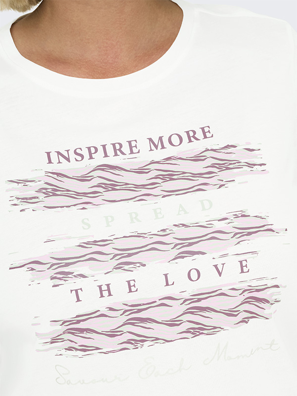 CARCRUZ - Plus Size T-shirt fra Only Carmakoma