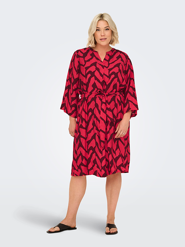 CARBERIET - Plus Size Kjole fra Only Carmakoma