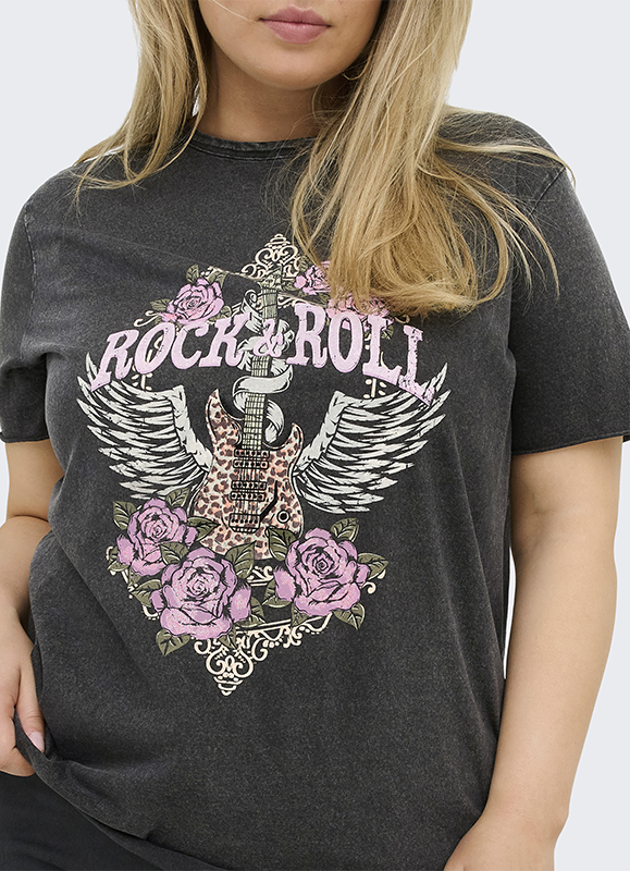 CARLUCY - Plus Size T-shirt fra Only Carmakoma