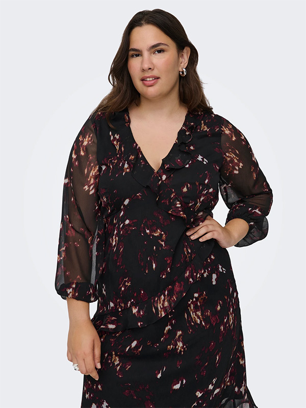 CARINDIGO - Plus Size Kjole fra Only Carmakoma