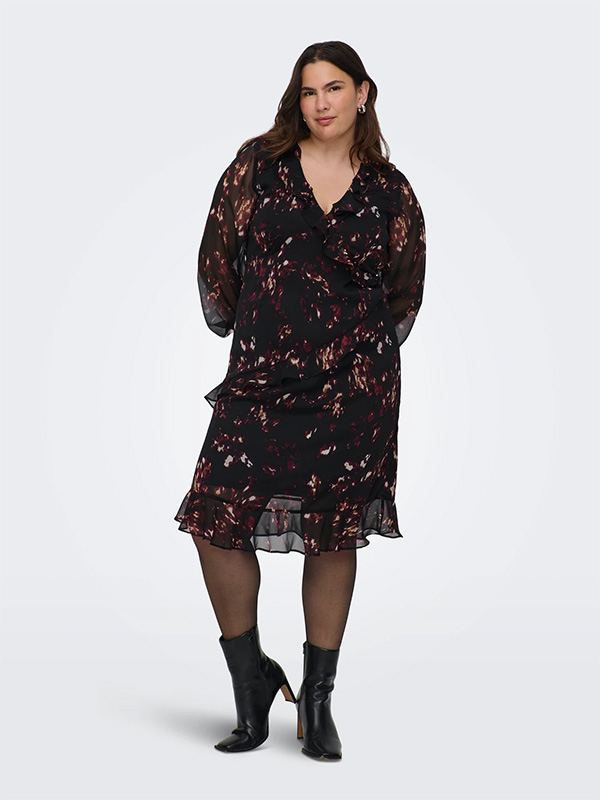 CARINDIGO - Plus Size Kjole fra Only Carmakoma