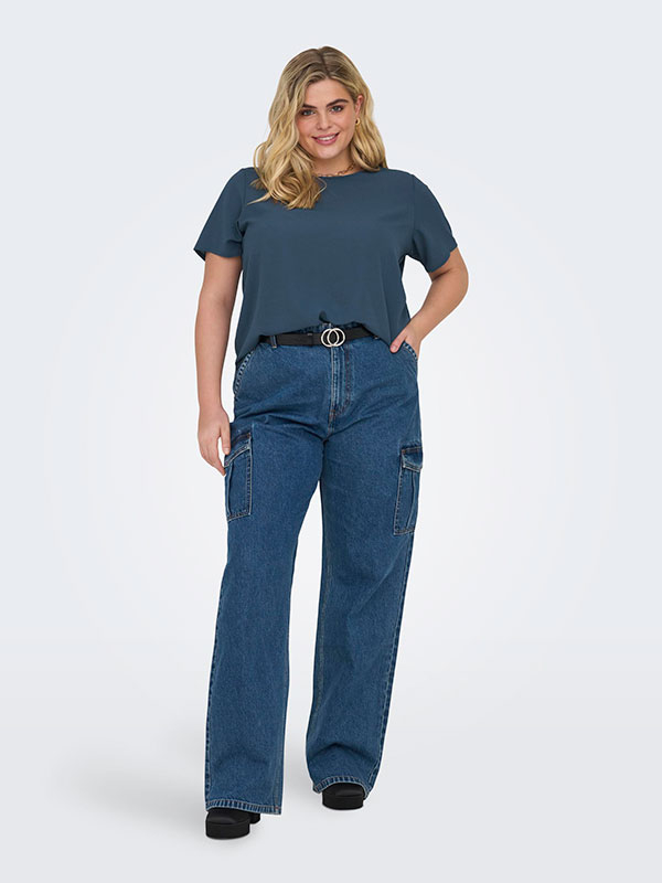 VICA  - Plus Size Bluse fra Only Carmakoma