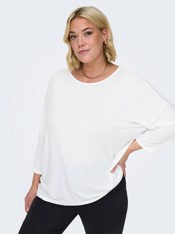 CARLAMOUR - Plus Size Bluse fra Only Carmakoma