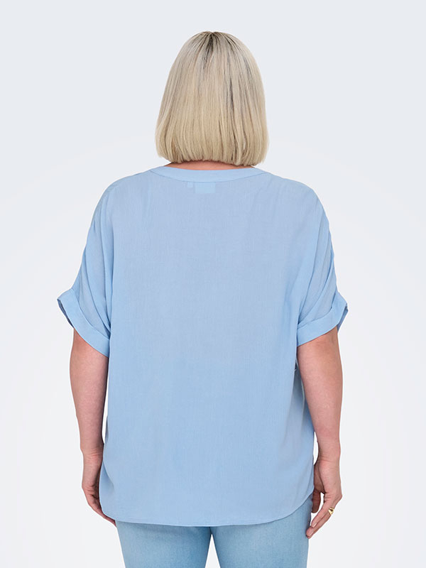 CARMIO - Plus Size Bluse fra Only Carmakoma