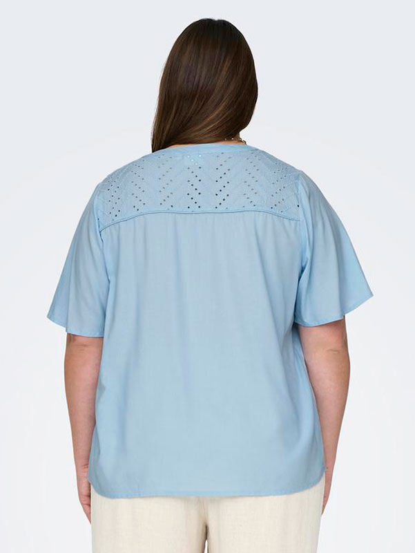 CARSIDNEY - Plus Size Bluse fra Only Carmakoma