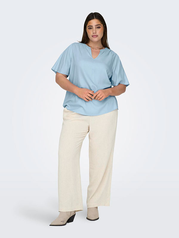 CARSIDNEY - Plus Size Bluse fra Only Carmakoma