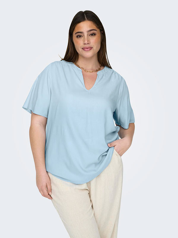 CARSIDNEY - Plus Size Bluse fra Only Carmakoma