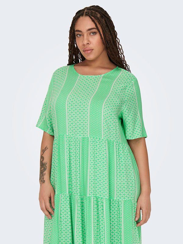 CARMARRAKESH - Plus Size Kjole fra Only Carmakoma