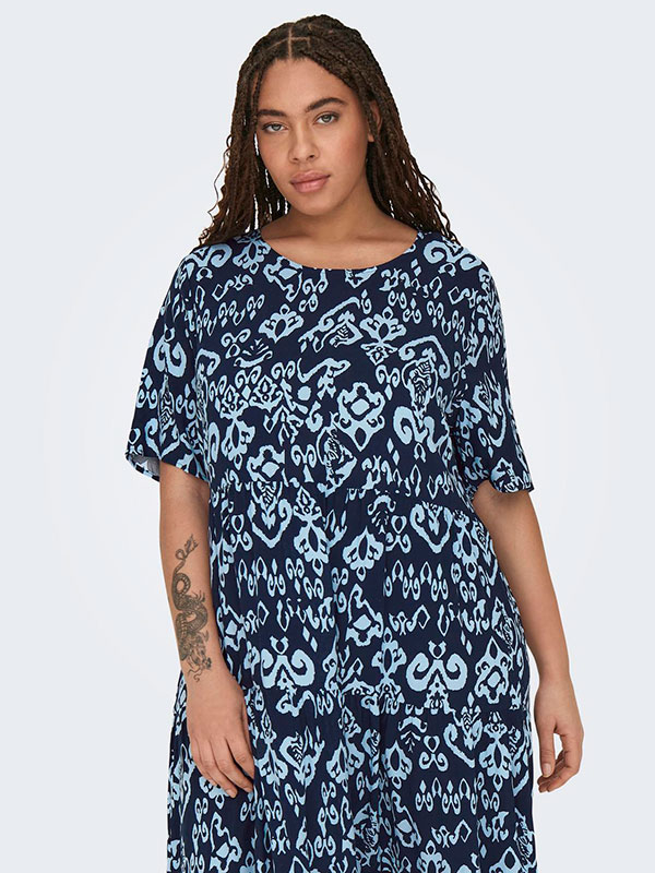 CARMARRAKESH - Plus Size Kjole fra Only Carmakoma