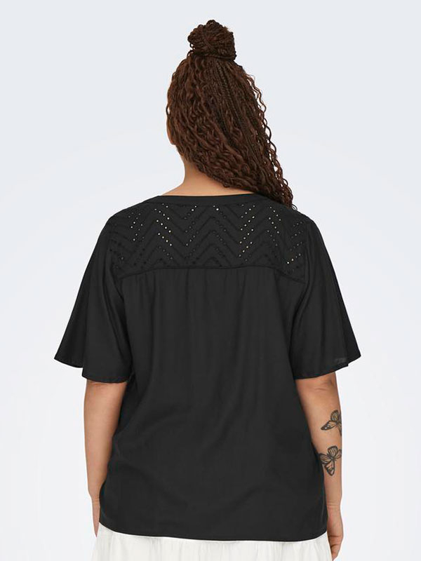 CARSIDNEY - Plus Size Bluse fra Only Carmakoma