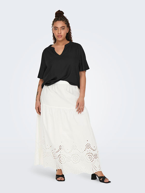 CARSIDNEY - Plus Size Bluse fra Only Carmakoma