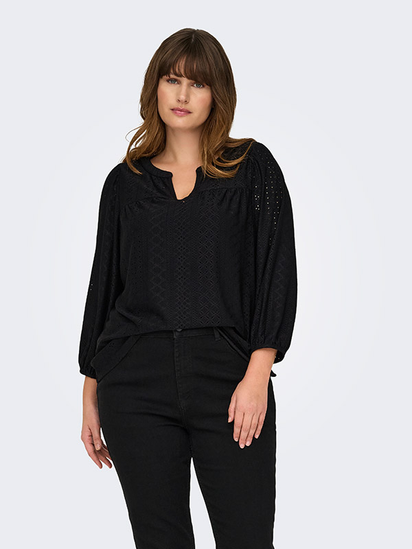 CARSANDRA - Plus Size Bluse fra Only Carmakoma