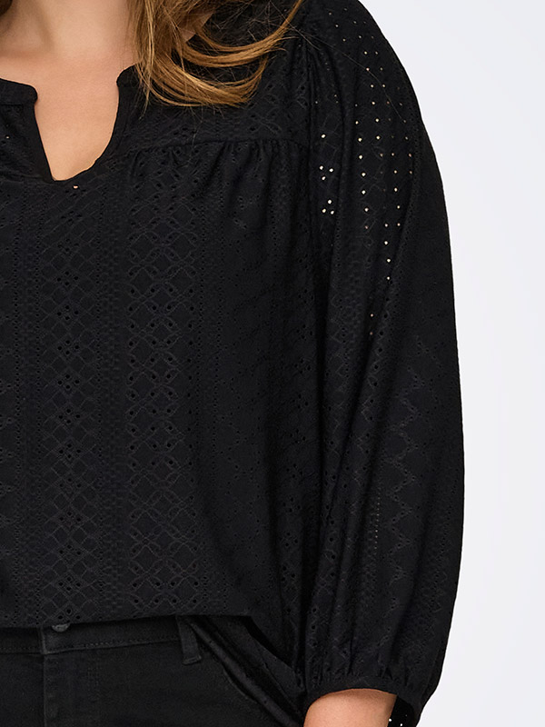 CARSANDRA - Plus Size Bluse fra Only Carmakoma