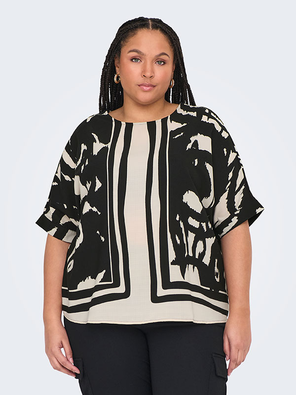 CARNICON - Plus Size Bluse fra Only Carmakoma