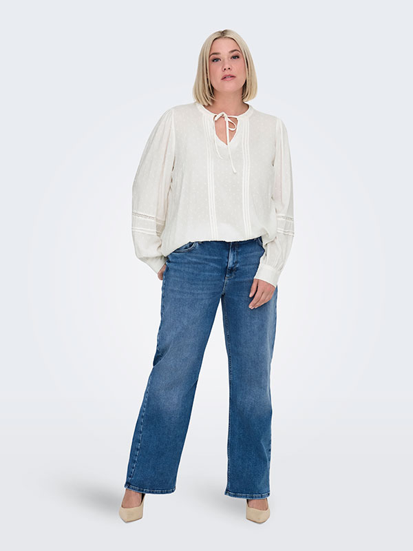 CARMIBEL - Plus Size Bluse fra Only Carmakoma