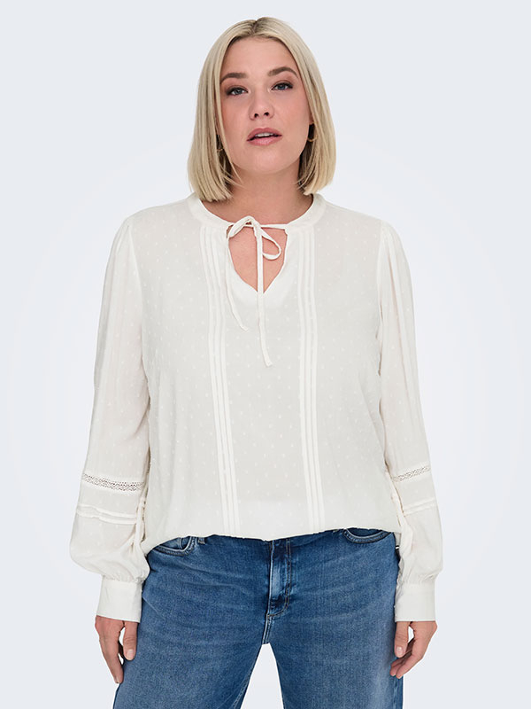 CARMIBEL - Plus Size Bluse fra Only Carmakoma
