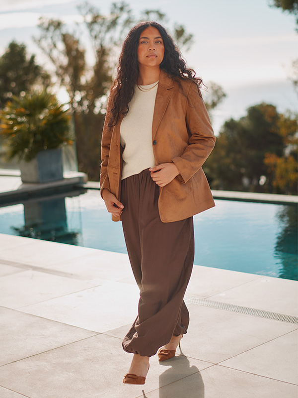 CARCAMILLE - Plus Size Bukser fra Only Carmakoma