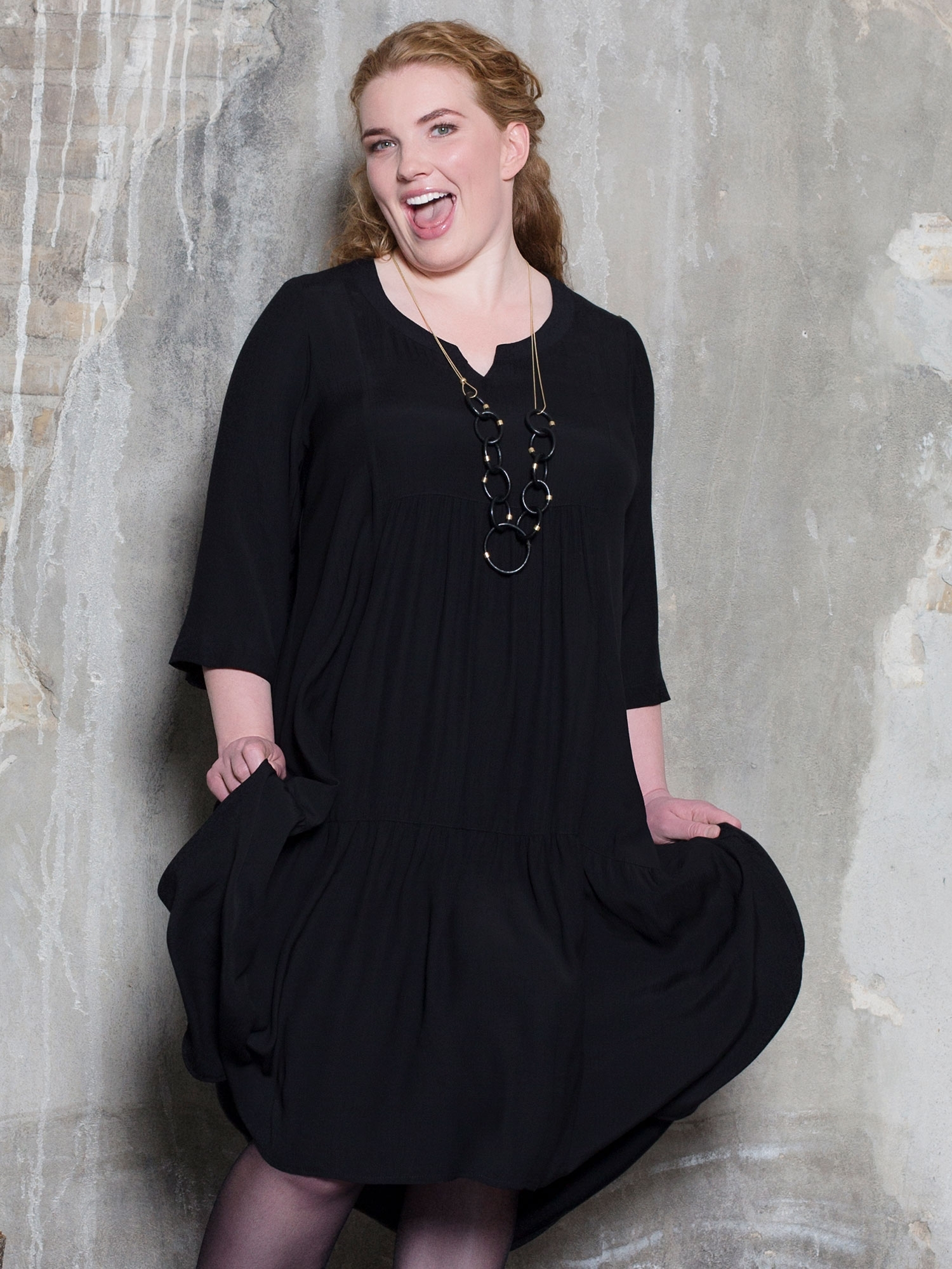 RIGMOR - Plus Size Kjole fra Pont Neuf