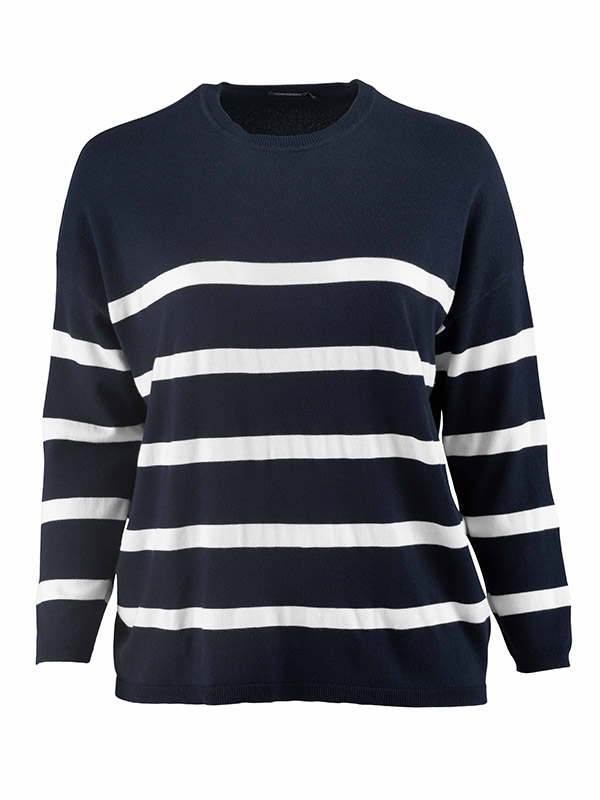 SG143-StripedNavy/White fra Sandgaard