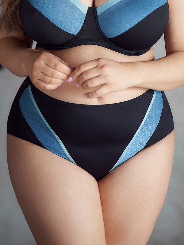 WAVE - Plus Size Bikini truse fra Plaisir