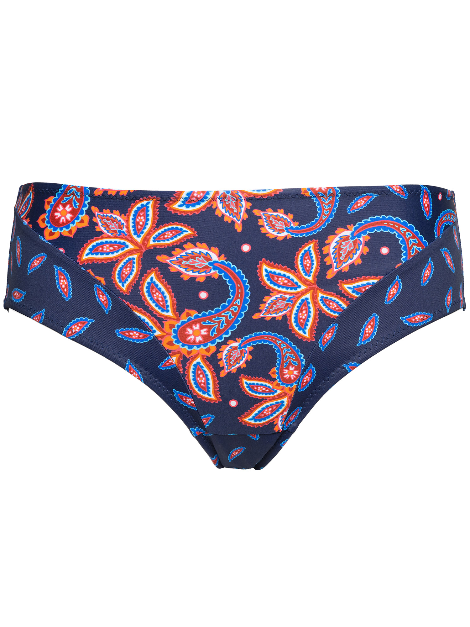 Blå tai bikini truse med print fra Plaisir