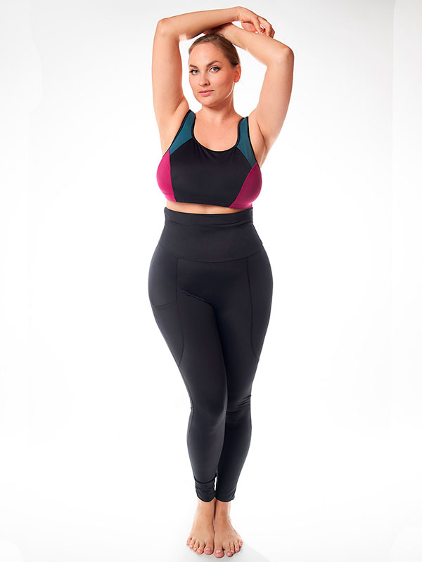 NOVA ACTIVE - Plus Size Trenings tights fra Plaisir