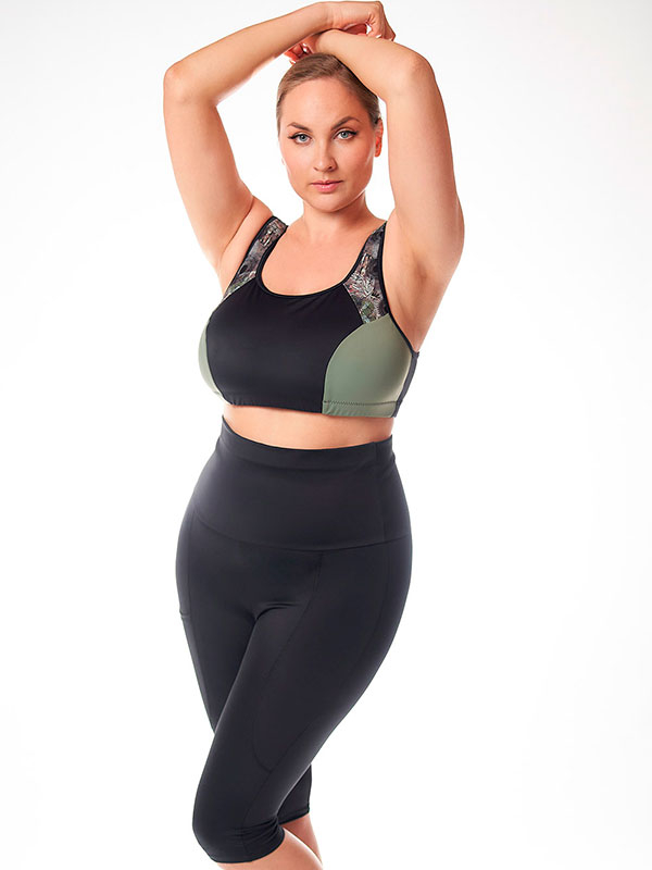 NOVA ACTIVE - Plus Size Trenings tights fra Plaisir