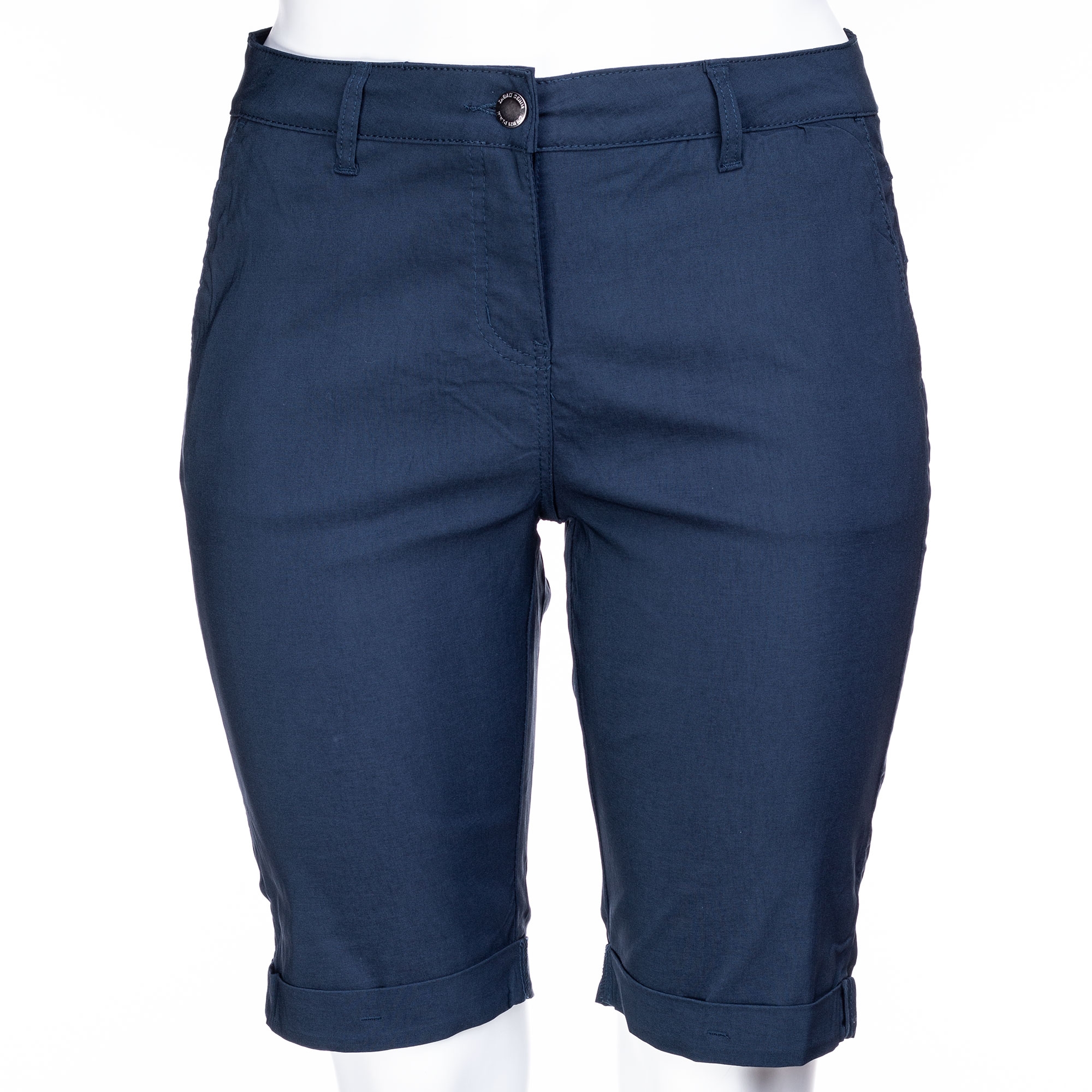 Marineblå shorts i bengalin kvalitet fra Zhenzi