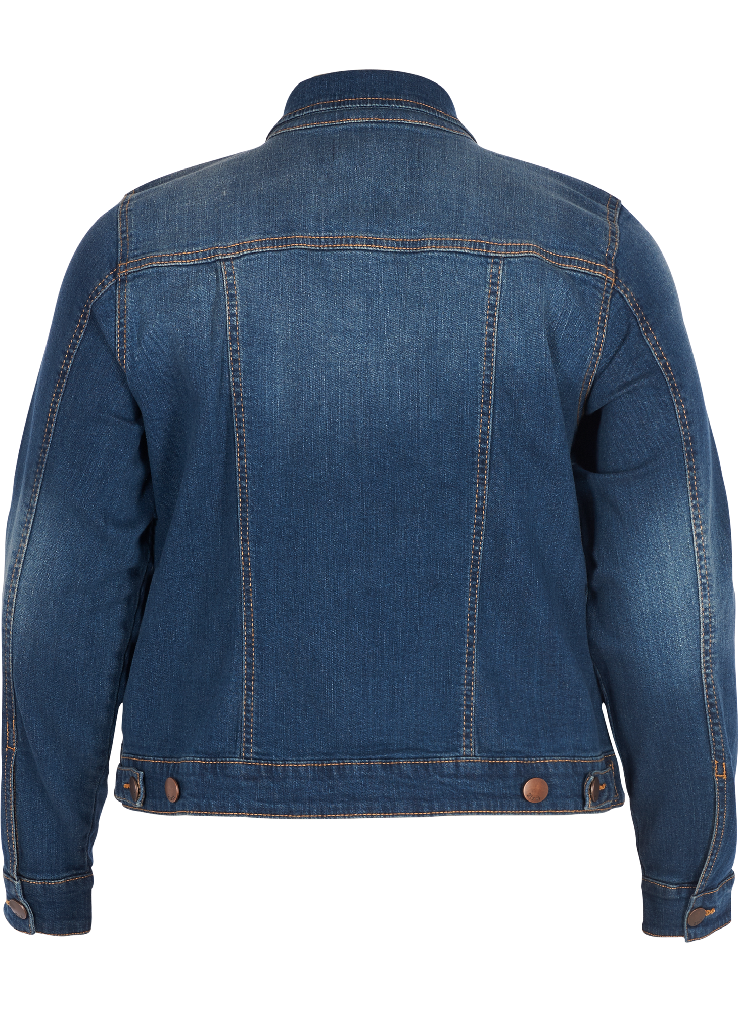 Jakke I Denim Med Stretch fra Zizzi