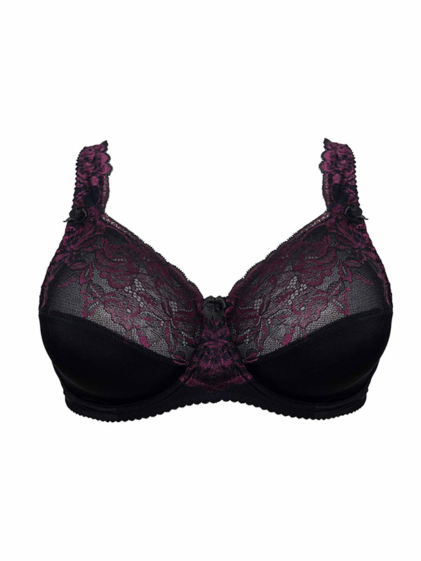 BEATE PLAIN - Plus Size BH med bøyle fra Plaisir