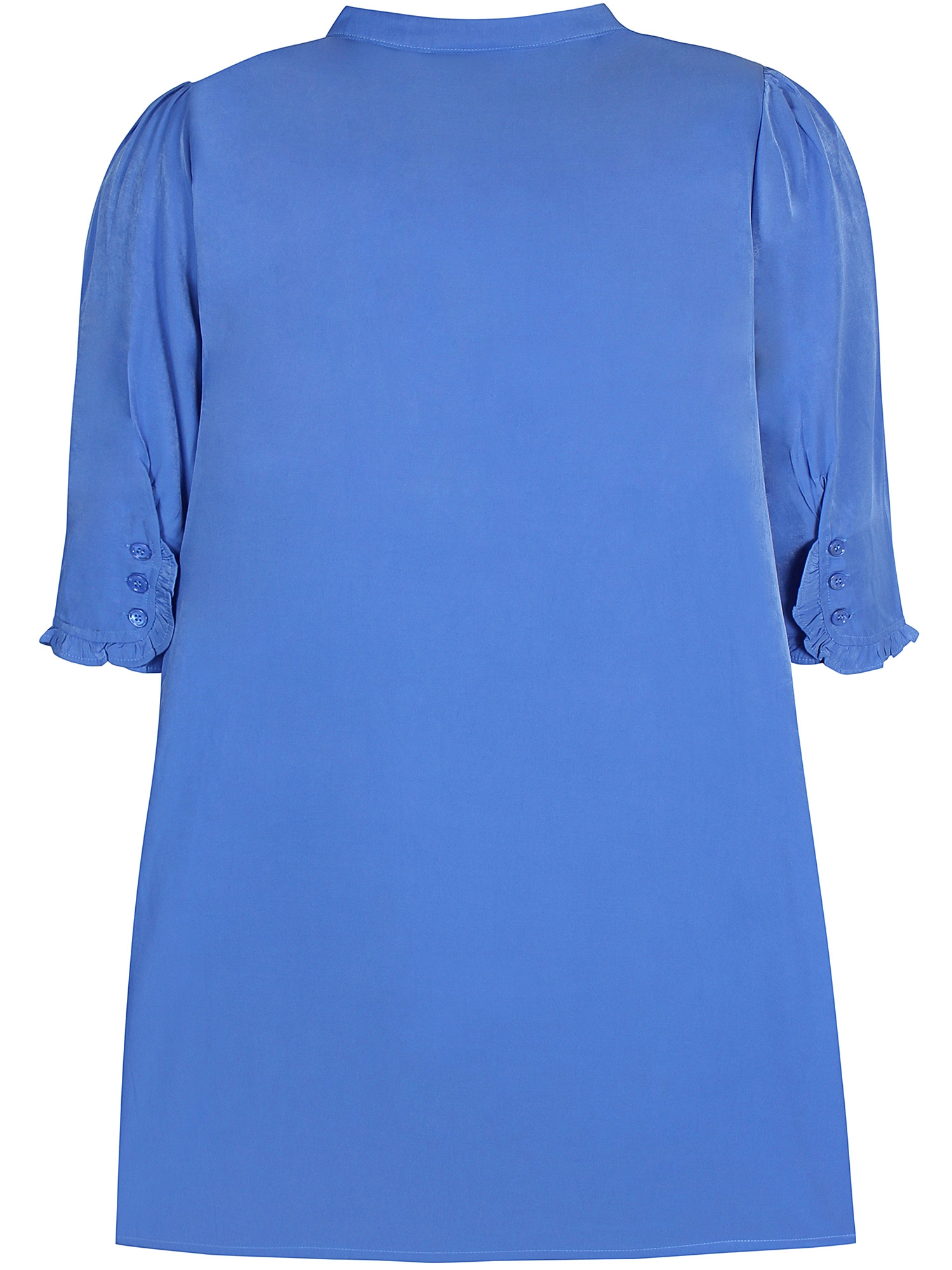 Zhenzi Shelby Flott blå tunika med litt blank overflate