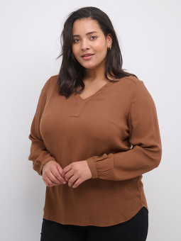 Plus Size Bluse fra Kaffe Curve