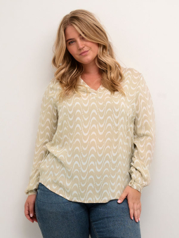 Plus Size Bluse fra Kaffe Curve