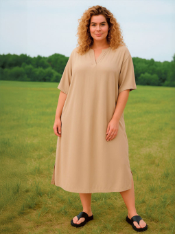 KCMILLE - Plus Size Kjole fra Kaffe Curve