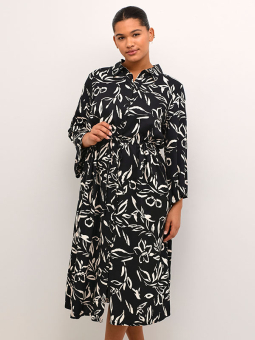 KCFLORA - Plus Size Kjole fra Kaffe Curve