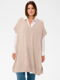KCANNETT - Plus Size Poncho fra Kaffe Curve