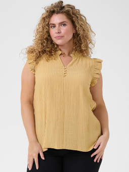 KCLYANA - Plus Size Topp fra Kaffe Curve