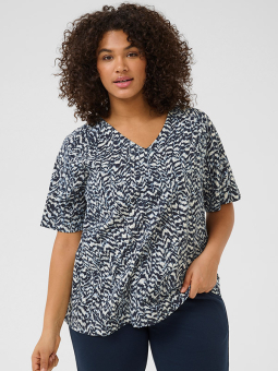 KCRAFIA - Plus Size Bluse fra Kaffe Curve