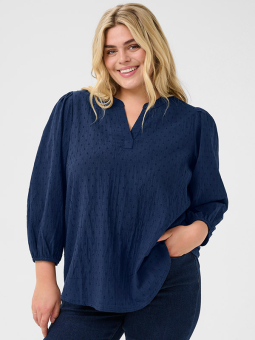 KCSILLA - Plus Size Bluse fra Kaffe Curve