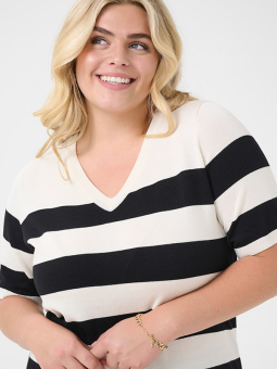 KCLIZZY - Plus Size T-shirt fra Kaffe Curve