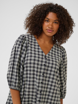 KCELINA - Plus Size Kjole fra Kaffe Curve