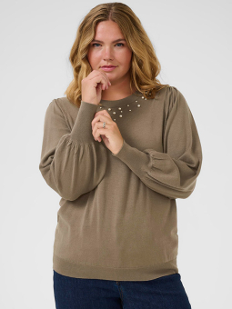 KCRAHINA - Plus Size Genser fra Kaffe Curve