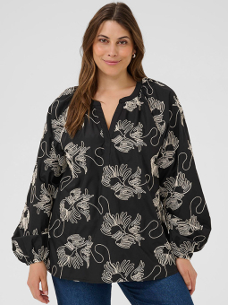 KCKIMMIE - Plus Size Bluse fra Kaffe Curve