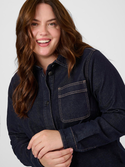 KCRORIA - Plus Size Skjorte fra Kaffe Curve