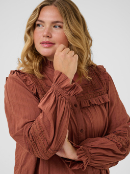 KCJESSA - Plus Size Skjorte fra Kaffe Curve