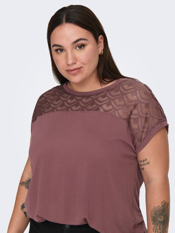 CARFLAKE - Plus Size T-shirt fra Only Carmakoma