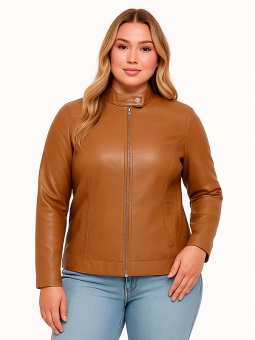 CARROBBER - Plus Size Jakke fra Only Carmakoma