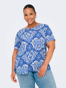 CARVICA - Plus Size Bluse fra Only Carmakoma
