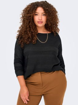 AIRPLAIN - Plus Size Genser fra Only Carmakoma